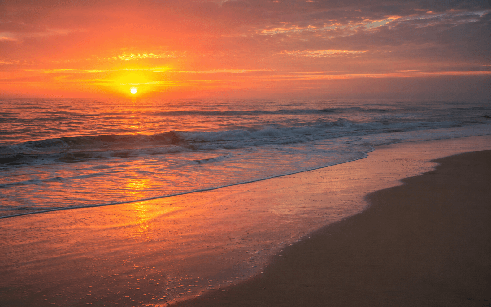 Sunset near Drift Bungalows